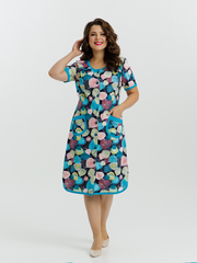 4728 Халат на пуговицах