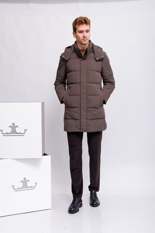 CUDGI Пуховик удлиненный на молнии