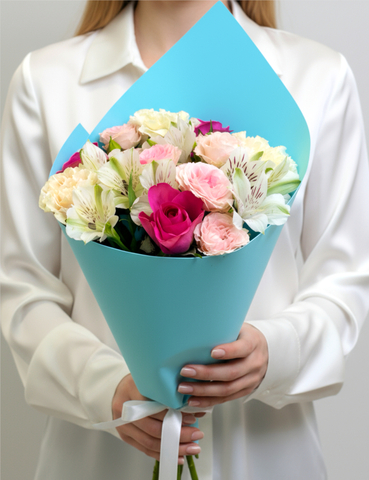 Букет с розами Легкость