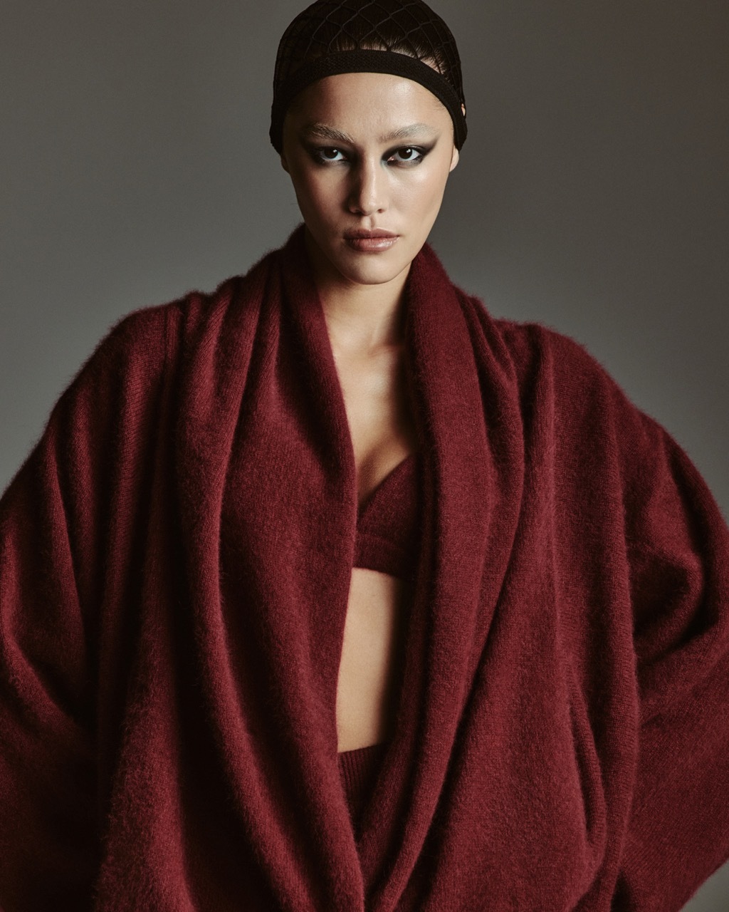 Джемпер Лиса М, Бордовый