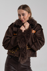 Дублёнка Roberta Biagi