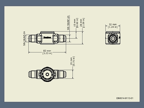 Danfoss 014-0162 SGN 10 Смотровое стекло 3/8