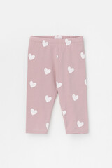 шорты  для девочки  КР 4036/розово-сиреневый,сердечки