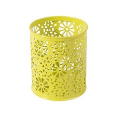 
          Подставка-стакан для канцтоваров Alingar, металлическая, круглая, узор "Одуванчики", ассорти