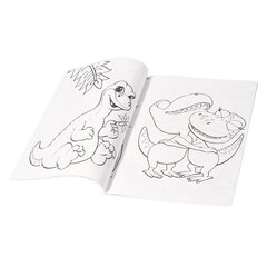 
          Раскраска А4 Alingar "Мир динозавров", 6 л., офсетная обложка