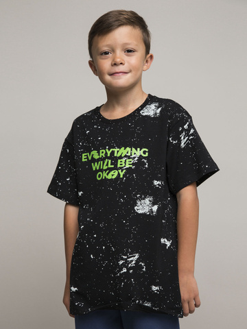 035_ОС25 Футболка кор.рукав д/м, черный