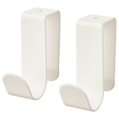 Крючок для одежды IKEA LATTHET (ЛЭТТХЕТ), Белый, 2 шт