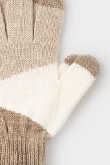 перчатки  для девочки КВ 10014/бежевый