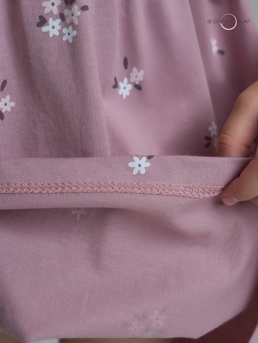 Платье Лето черничные незабудки