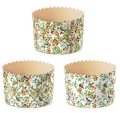 Форма для кулича(93) d70*h85мм ПТИЧКИ В САДУ