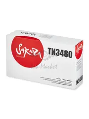 Картридж Sakura TN3480 для Brother, черный, 8000 к.