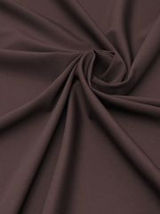 Микрофибра бельевая матовая эластичная с пич-эффектом горький шоколад