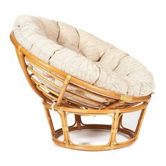 Кресло Папасан (Papasan 23/01 W)/с подушкой и ремешками/ (Honey (Мед)