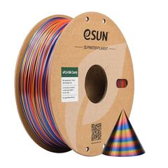 Пластик для 3D-печати eSUN ePLA-Silk Candy, 1,75 мм, 1 кг, красный/золотой/синий, EPLA-SILK CANDY175RJU1