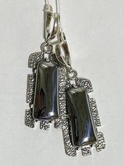 Тамбре (серьги из серебра)