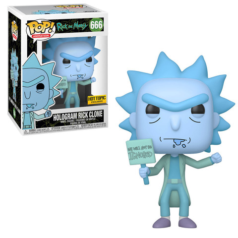 Funko POP! Rick and Morty: Hologram Rick Clone (GW Exc) (666)
