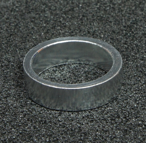 Проставочное кольцо 10мм алюминий серебристое