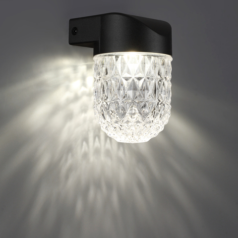 Уличный настенный светодиодный светильник 359295 STREET NT24 000 черный IP65 LED 7W 4000K 175-265V ESTIMA