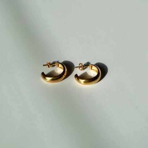 Серьги CLEO RINGS позолота