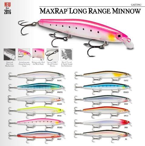 Воблер плавающий MaxRap Long Range Minnow MXLM12-FMU (до 1,2 м, 12 см 20 г)