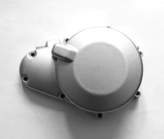 Крышка генератора для Kawasaki ZZR 400/600 1993-2007 г.в. / Серебристый