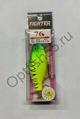 Воблер Rosy Down Fighter 76F 76мм, 12,8гр, загл. 0,5-1,5м