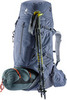 Картинка рюкзак туристический Deuter Aircontact X 60+15 Ink - 7