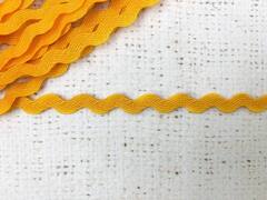 Тесьма "Вьюнок", ш. 5 мм, тёмно-оранжевый