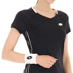 Женская теннисная футболка Lotto Squadra W II Tee - all black