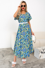 Платье Рада (голубой/синий) Р11-1166/8 Nikol