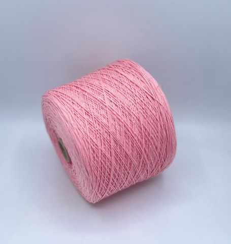 Бобинная пряжа (пр.Италия), art.Cotone, 350м/100 гр. 100%Хлопок, цвет-Розовый , арт.34806