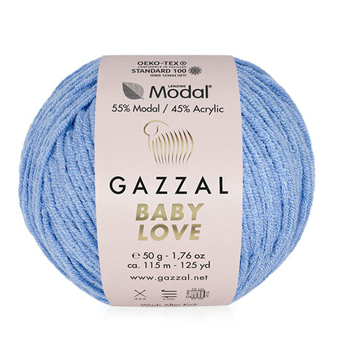 GAZZAL BABY LOVE  (55% модал, 45 % акрил, 50г/115м)