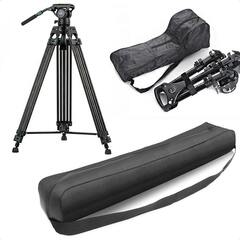 FOTOPRO Tripod DV3С-FW профессиональный видео штатив карбоновый с колесами