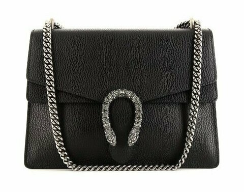 Маленькая кожаная сумка через плечо Gucci Dionysus черный