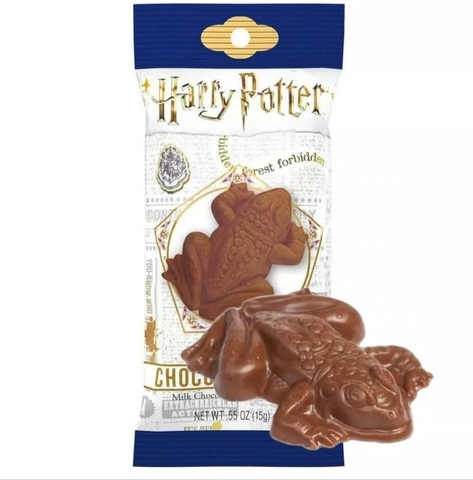 Шоколадная лягушка с карточкой Гарри Поттер Jelly Belly Wizarding World Chocolate Frog, 15 гр