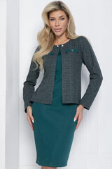 Платье Грэйс НЬЮ (зелено-бежевое) П12458-18 LT Collection