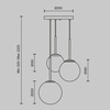 Подвесной светильник Maytoni Basic form MOD321PL-03W