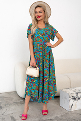 Платье Магия лета (синий/узор) Р11-867/35 Nikol