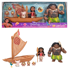 Набор кукол Моана, Мауи и их друзья, коллекционный набор кукол Дисней (уцененный товар)