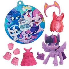 Фигурка My Little Pony Взрывная модница Искорка, розовое платье