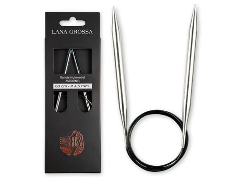 Спицы круговые Lana Grossa латунь 80 см