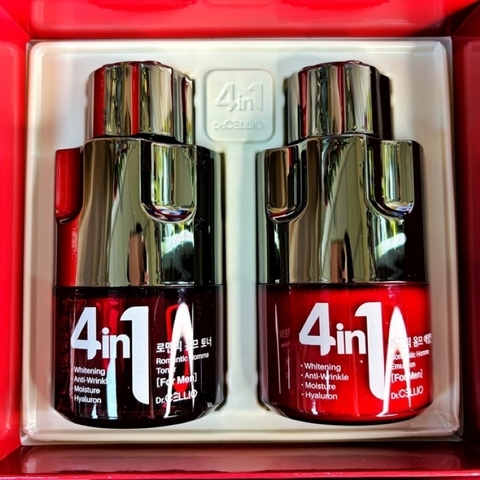 Dr.Cellio 4 In 1 Romantic Homme Skin Care 2 Set Набор уходовый для мужской кожи лица