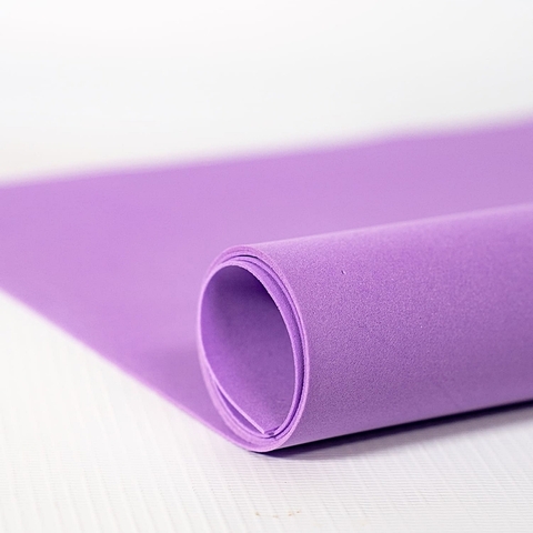 Фоамиран Иранский цвет фиолетовый. Толщина 1.0мм. Лист 60х70см.