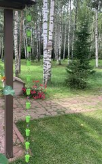 Дождевая цепь «Ведра на кольцах», зеленый