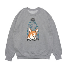 Свитшот "Корги в понедельник"