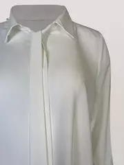 Блузка Moda Linda 25006 галстук однотон