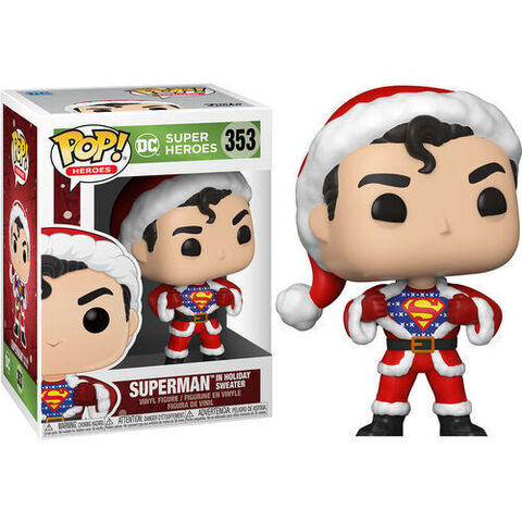 Funko POP! DC Christmas: Superman in Holiday Sweater (353)