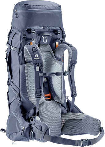 Картинка рюкзак туристический Deuter Aircontact X 60+15 Ink - 2