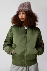 Бомбер Alpha Industries MA-1 W Sage Green (Зеленый)