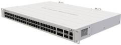 MikroTik Cloud Router Switch 354-48G-4S+2Q+RM with 48 x Gigabit RJ45 LAN, 4 x 10G SFP+ cages, 2 x 40G QSFP+ cages, RouterOS L5, 1U rackmount enclosure, Dual redundant PSU